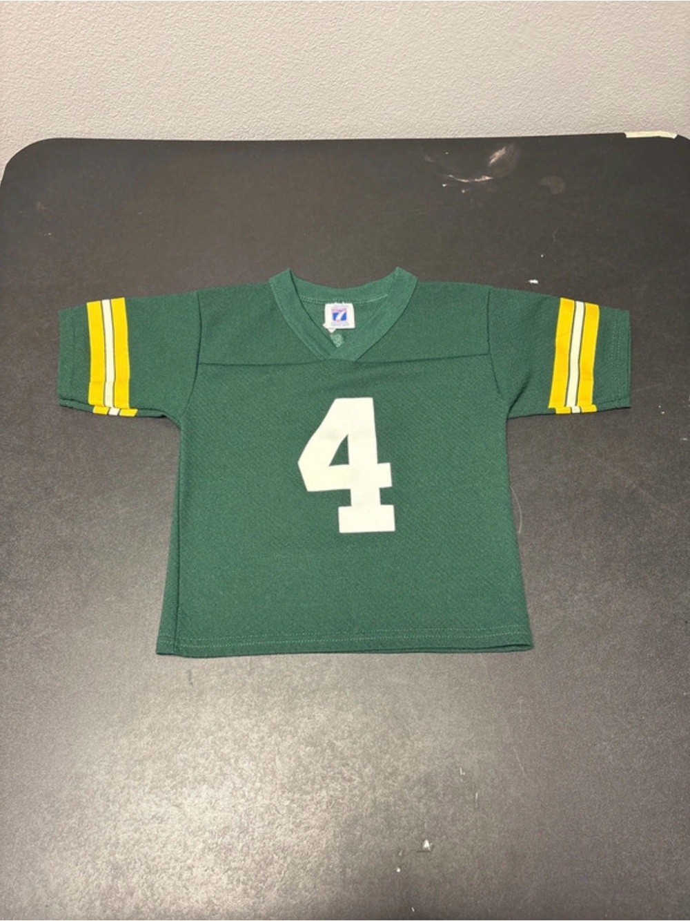 Vintage Logo 7 YOUTH Brett Favre Green Bay Packers Jersey